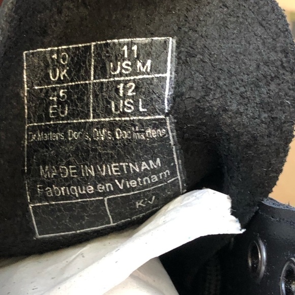 Dr. Martens 1460 PASCAL STARS LEATHER LACE UP BOOTS 11 M 12 W - Picture 8 of 9